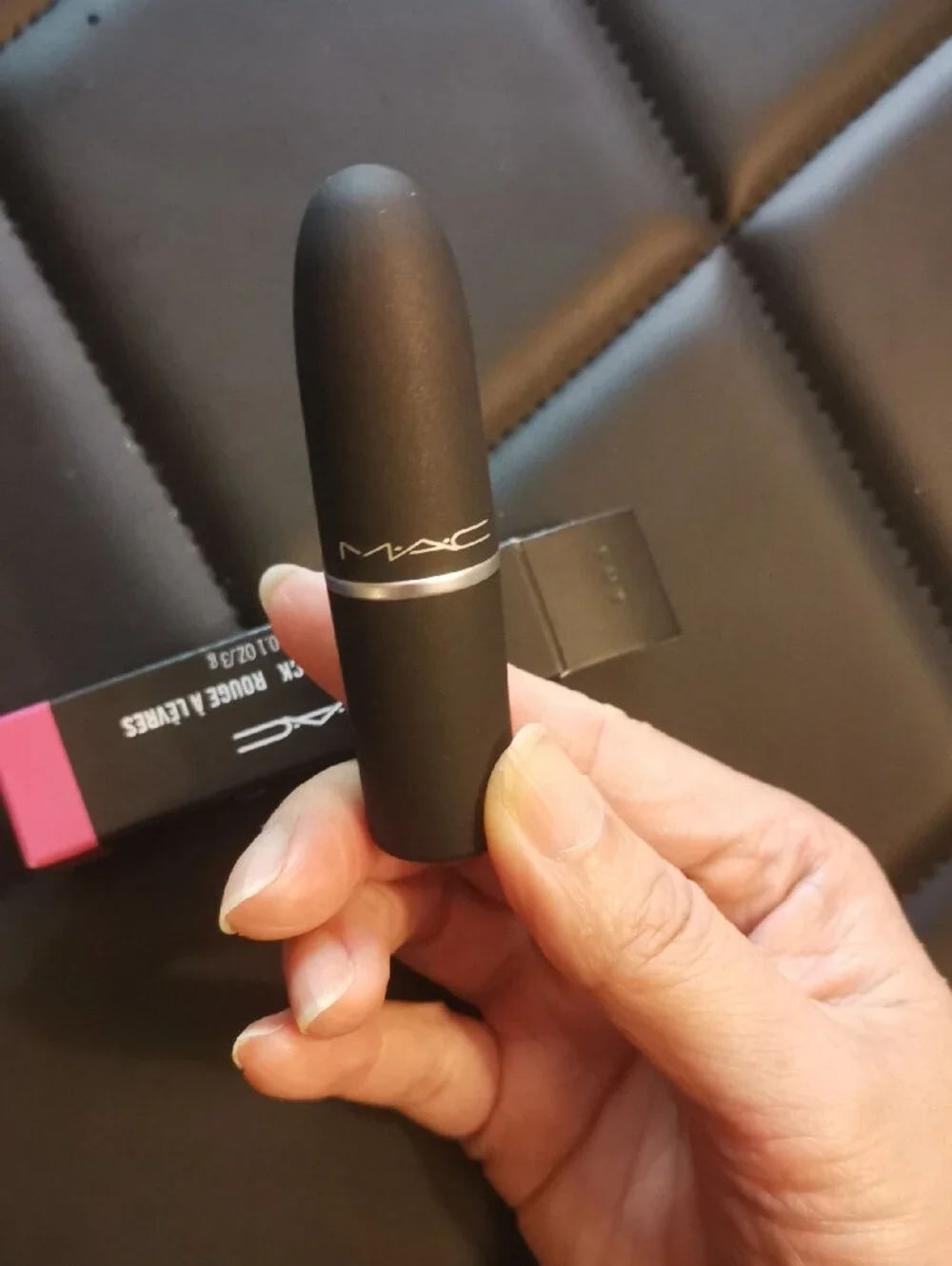 MAC Cosmetics Powder Kiss Lipstick - Dusty Rose Pink